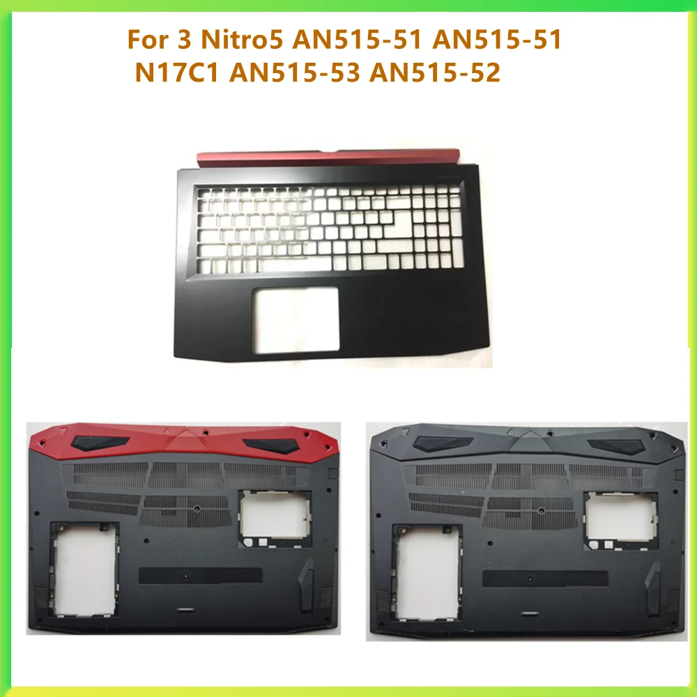 Laptop Top Case para Acer Palmrest Tampa Inferior Superior Nitro5 An51551 An515-51 N17c1 An515-53 An515-52 Shell Novo