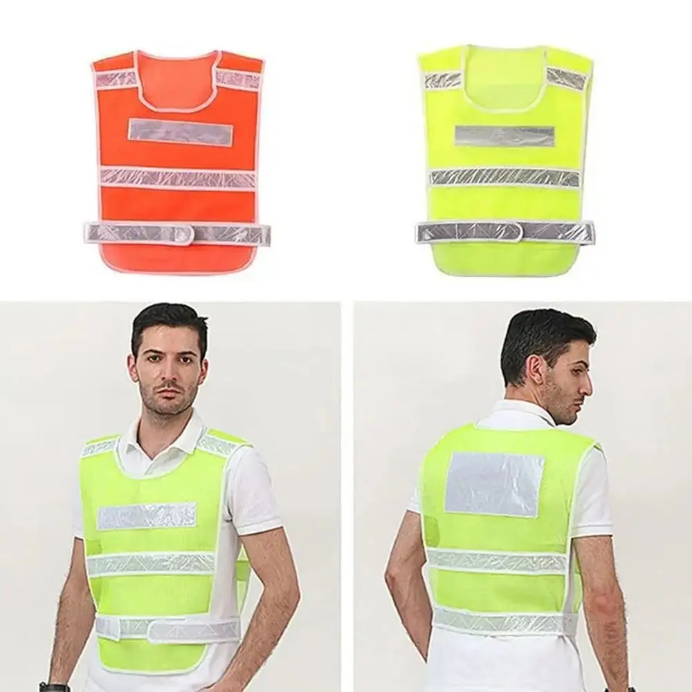 Sleeveless Jacket Reflective Vest High Visibility Working Clothes Safety Vest Mesh Universal Traffic for Women Men Walking