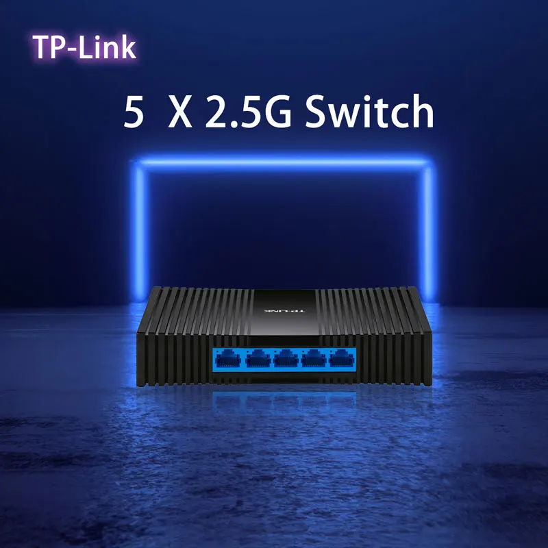 Tp-link-switch de Rede Ethernet Internet Splitter Plug And Play Networking Hub 1g Switches 2.5gbps 2500m Rj45 Portas - Imagem 3