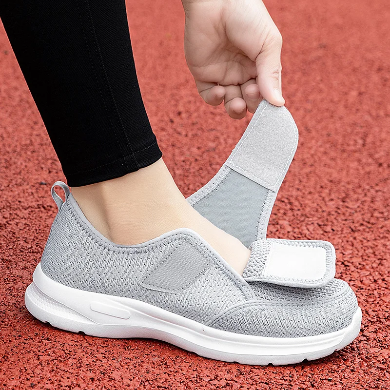 New Women Orthopedics Wide Feet Swollen Walking Casual Shoes Unisex Thumb Eversion Adjusting Soft Comfortable Diabetic Man Shoes 6