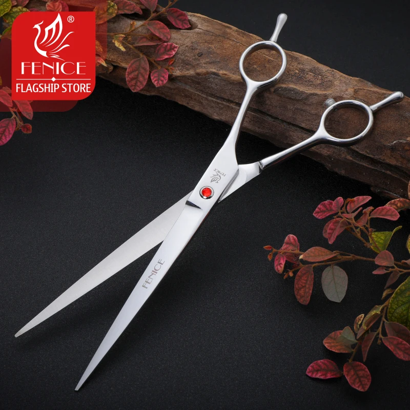 Professional Pet Grooming Cutting Scissors Straight Cutting Shear 7.0"/7.5"/8.0" Fenice dog grooming scissors