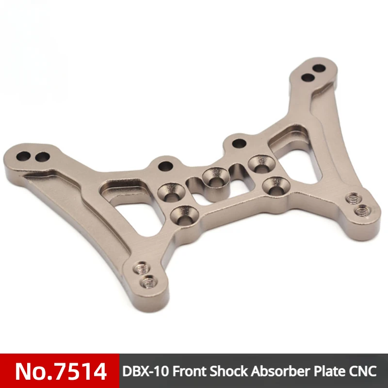 ZD Racing DBX-10 1/10 RC Desert Off-road Vehicle Parts CNC Aluminum Front/Rear Shock Absorber Plate 7514 7515