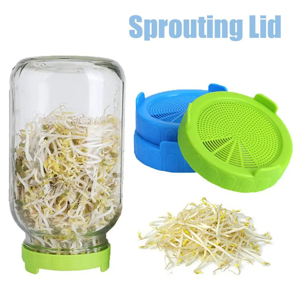 Germination for Mason Jar Planters Food Grade Sprouting Lid Seed Growing Nursery Trays Sprout Cover