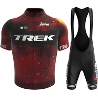 TREK Cycling Clothing Man Men's Bike Jersey Set Costume Sports Bicycles Summer 2025 Laser Cut Mens Clothes Jacket Equipment Mtb 2