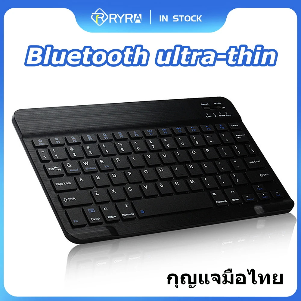 Ryra Mini Tastiera Bluetooth Tastiera Tailandese Wireless Tastiera Ricaricabile Per Ios Android Windows Pc Macbook Ipad Cell Tablet Pc