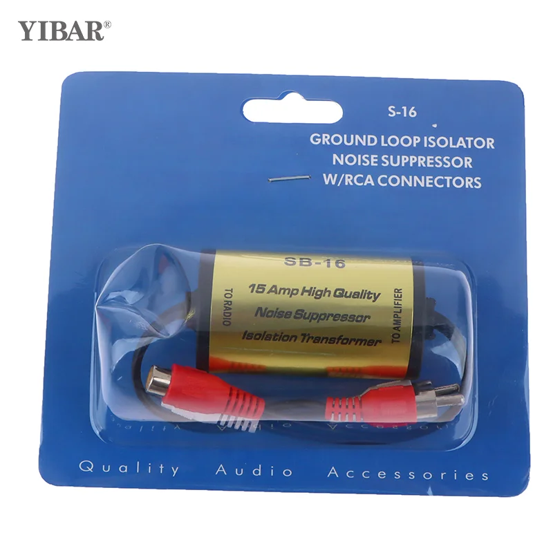 Rca Audio Ruisfilter Suppressor Grond Lus Lsolator Voor Auto En Thuis Stereo 2 × Rca Mannelijke, 2 × Rca Vrouw