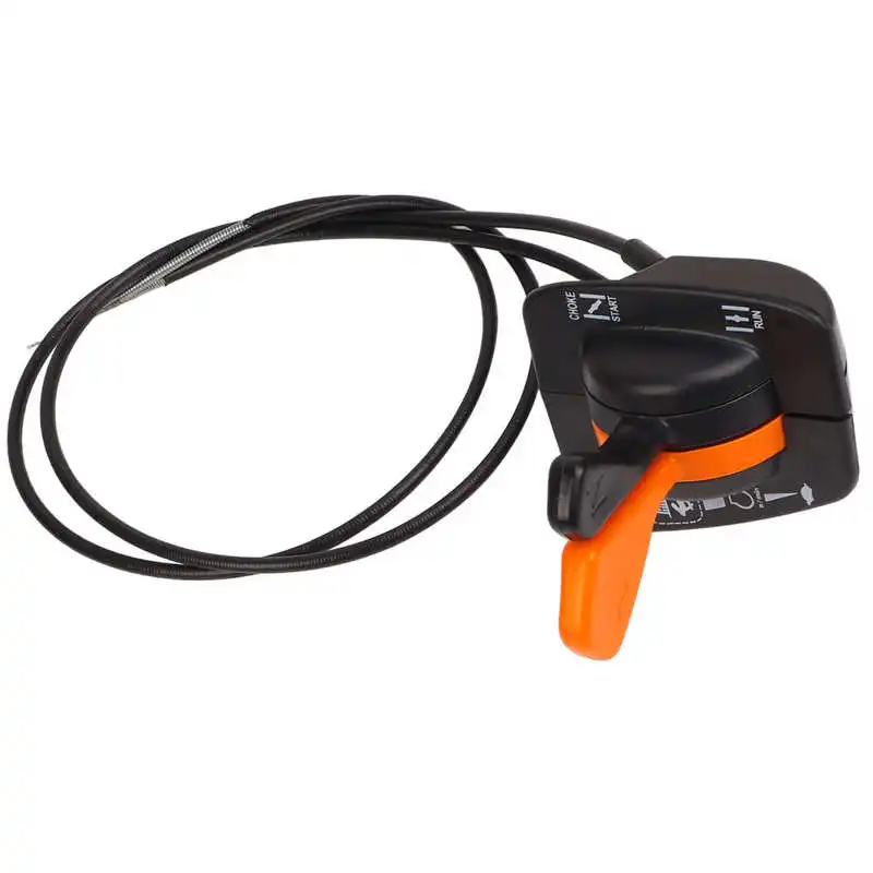 Throttle Choke Cable Control Handle Assembly GY20948 Replacement for John Deere 125 135 145 155C 190C Throttle Choke Wire