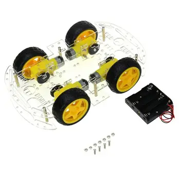 Kit di Assemblaggio Robot Intelligente B78B per Costruire Auto Robotica con Base in Acrilico, Kit di Apprendimento e Programmazione
