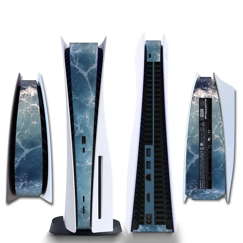 Middle Stickers Skin For PS5 Disc/Digital Edition Console Protective Shell Replacement Decoration Strip For PS5 Accessories 