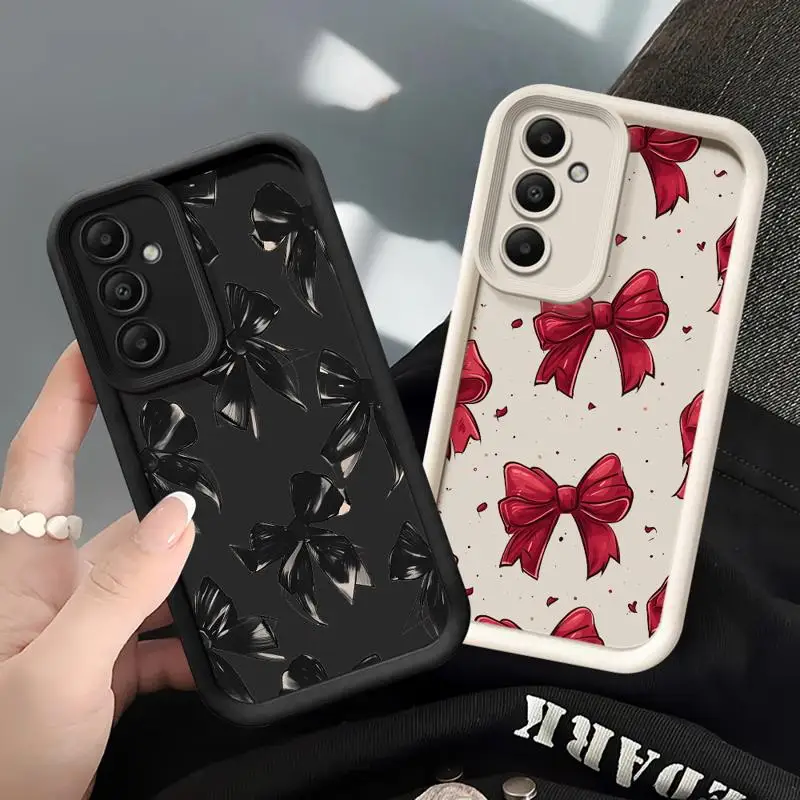 Luxury Red Cartoon Bow Phone Case Cover – Cool and Stylish Design