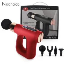 

Massage Gun Pulse Body Neck Back Deep Muscle Massage Machine Pain Relieve Relaxation Hot Compress Fascia Gun for Fitness Tools