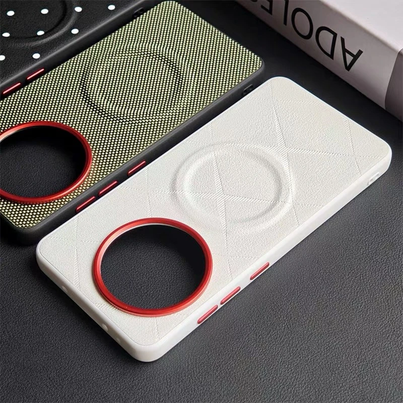 Luxury Magnetic Leather Phone Case - Premium Back Cover with Enhanced Protection