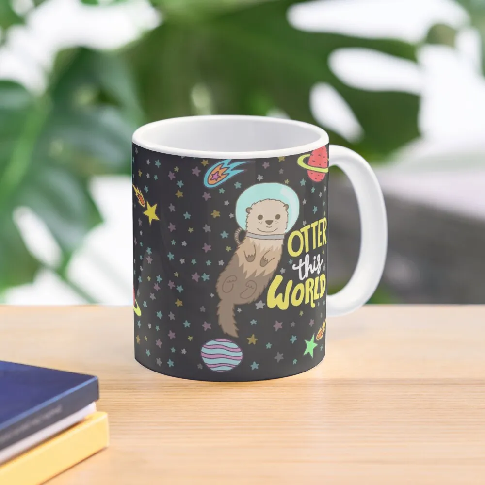 

Otter This World Coffee Mug Large Mug Mate Cup Ceramic Cups Creative