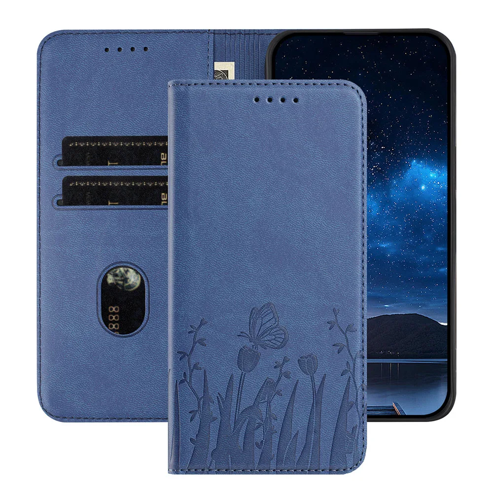 Magnetic Flip Leather Wallet Phone Case - Premium Back Cover