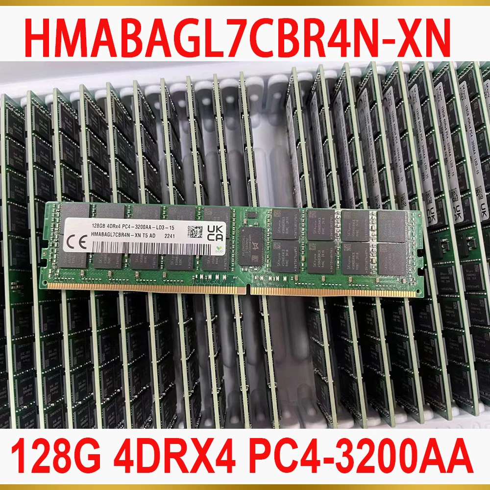 New 1 Pcs 128G RAM 4DRX4 PC4 3200AA For SK hynix 128GB 3200 DDR4 Memory HMABAGL7CBR4N