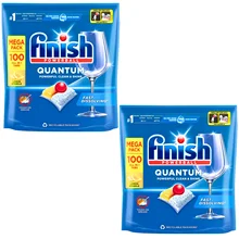 Kapsułki do zmywarki FINISH Quantum All in One Lemon 2x100szt.