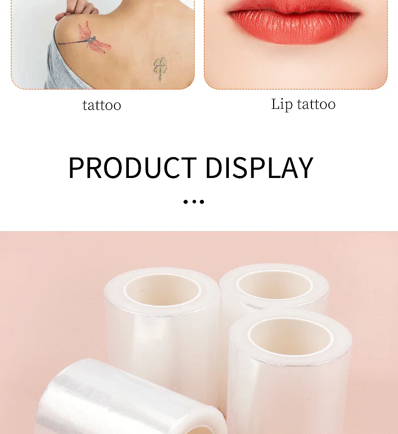 Description Picture 2 of item1 Roll 200M Plastic Wrap Eye Use Preservative Film Lash Remover Clear False Eyelash Extension Permanent Women Makeup Tools