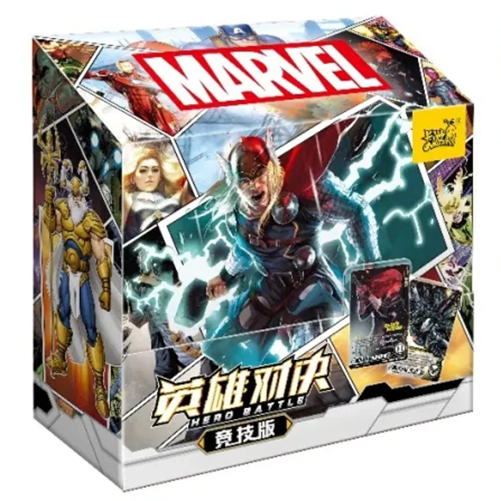 Coffret de cartes Marvel pour enfants, Original AgreYOU Anime Movie  ForeIron Man, Spider-Man Board Games, Final Battle Collection Toys Card,  Gift Box