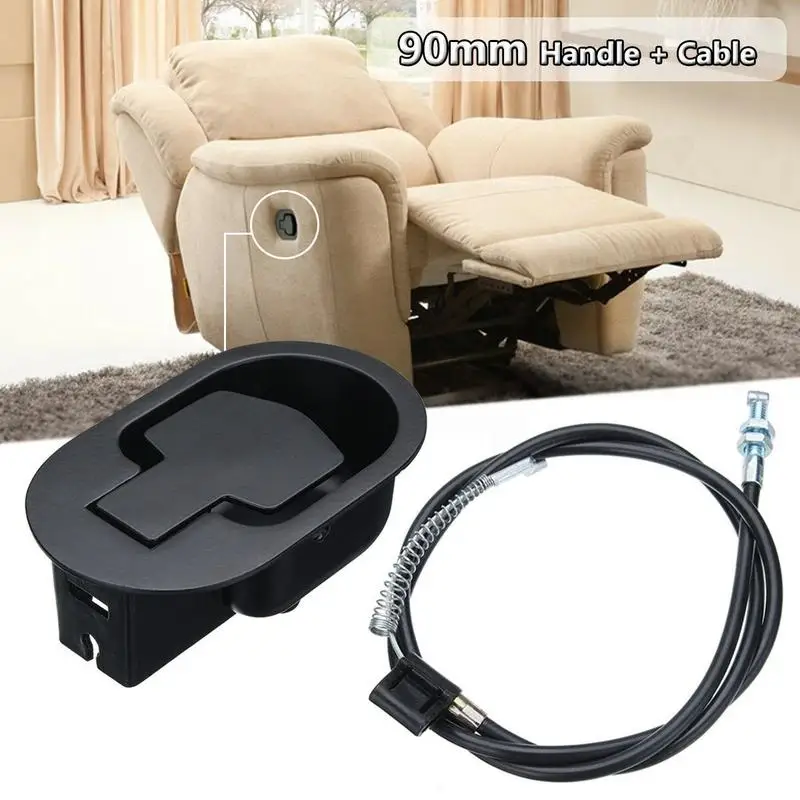 1pcs Metal Handle Durable Recliner Chair Sofa Couch Release Lever Recliner Mechanism Replacement Brand Reclining Armchair Handle furniture handles