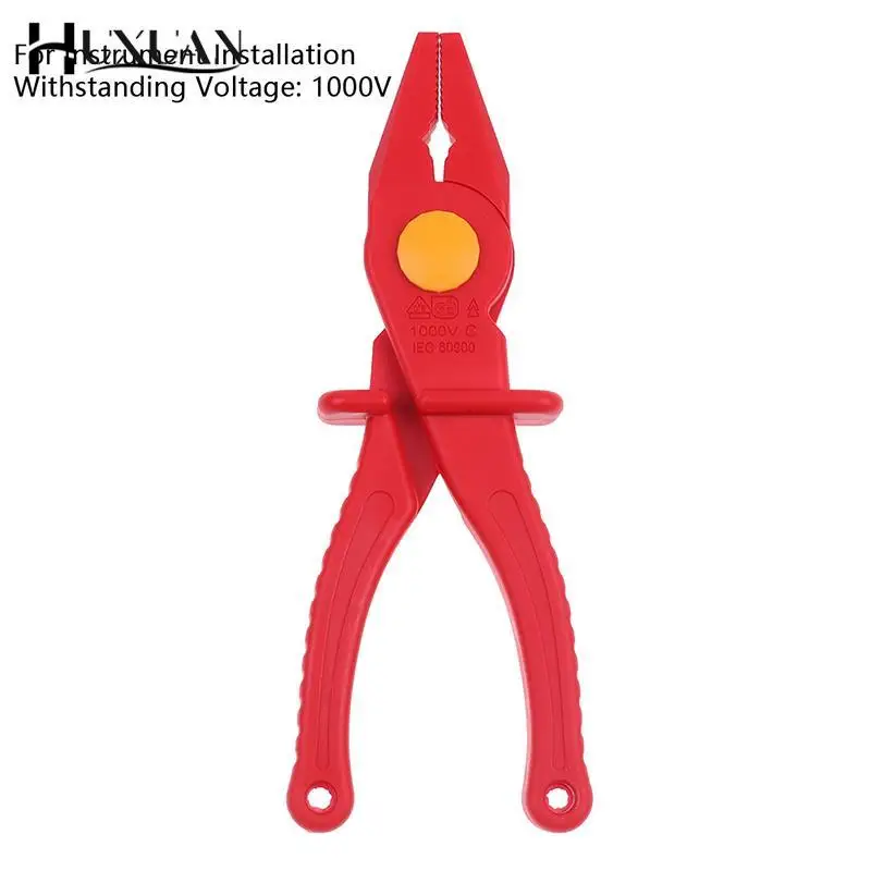 

Anti-magnetic Plastic Pliers Electrician 1000V Insulated Used for Instrument Installation