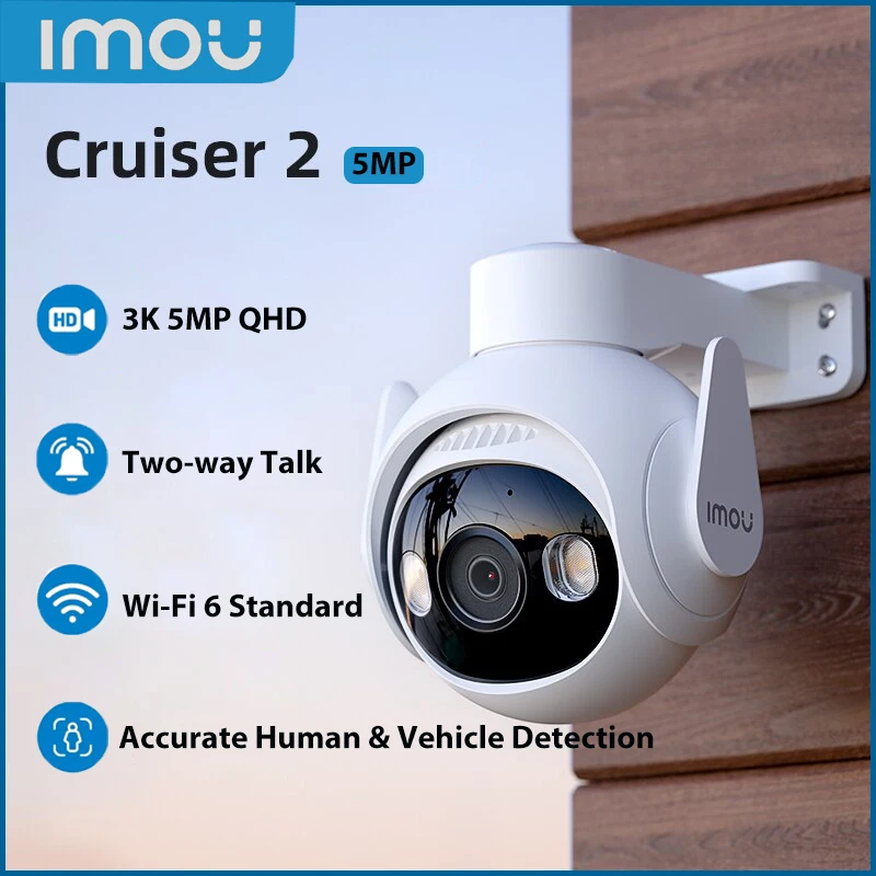 

Мини-камера Imou Cruiser 2 5 Мп с Wi-Fi и функцией отслеживания