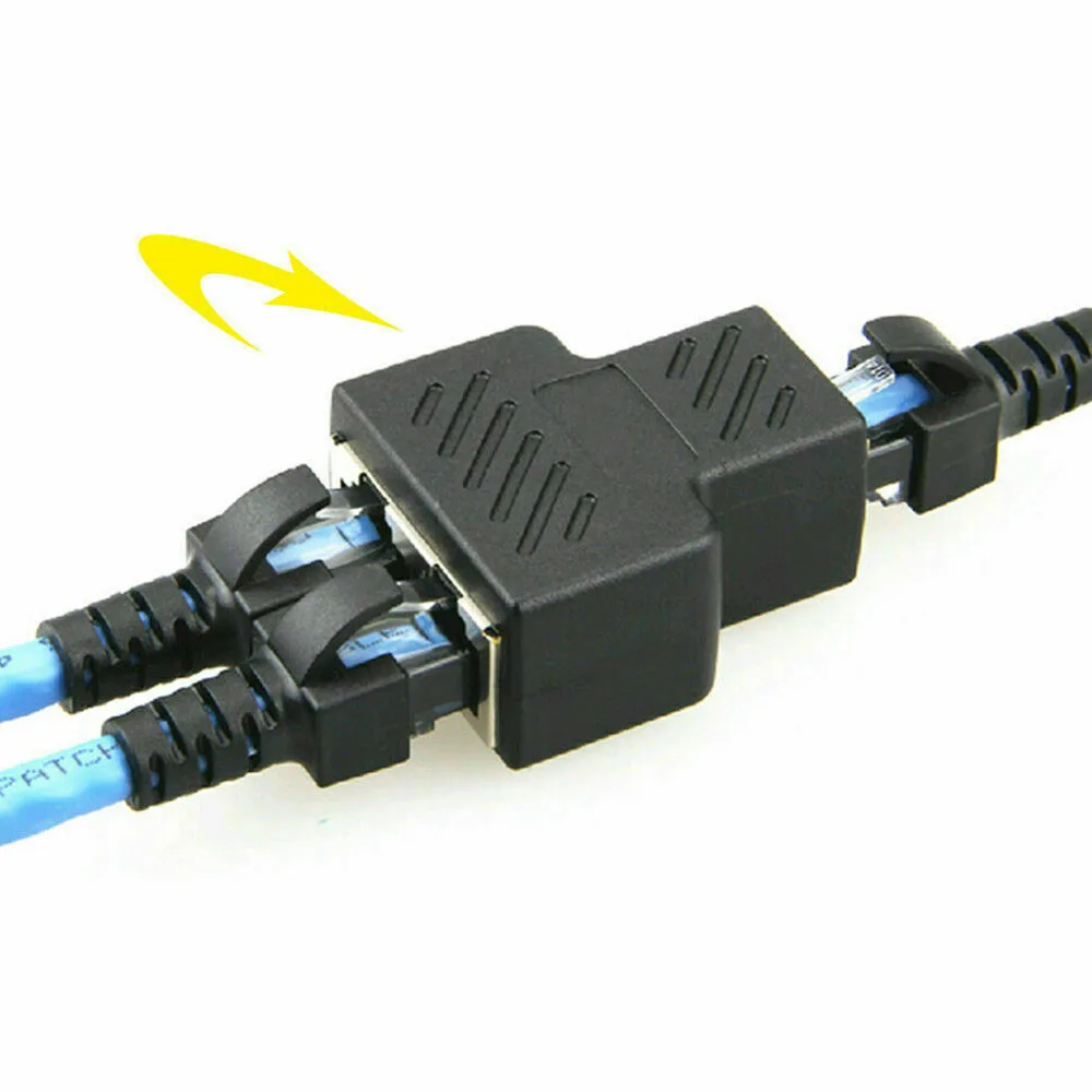 RJ45 Splitter Adapter 2-Pack 2