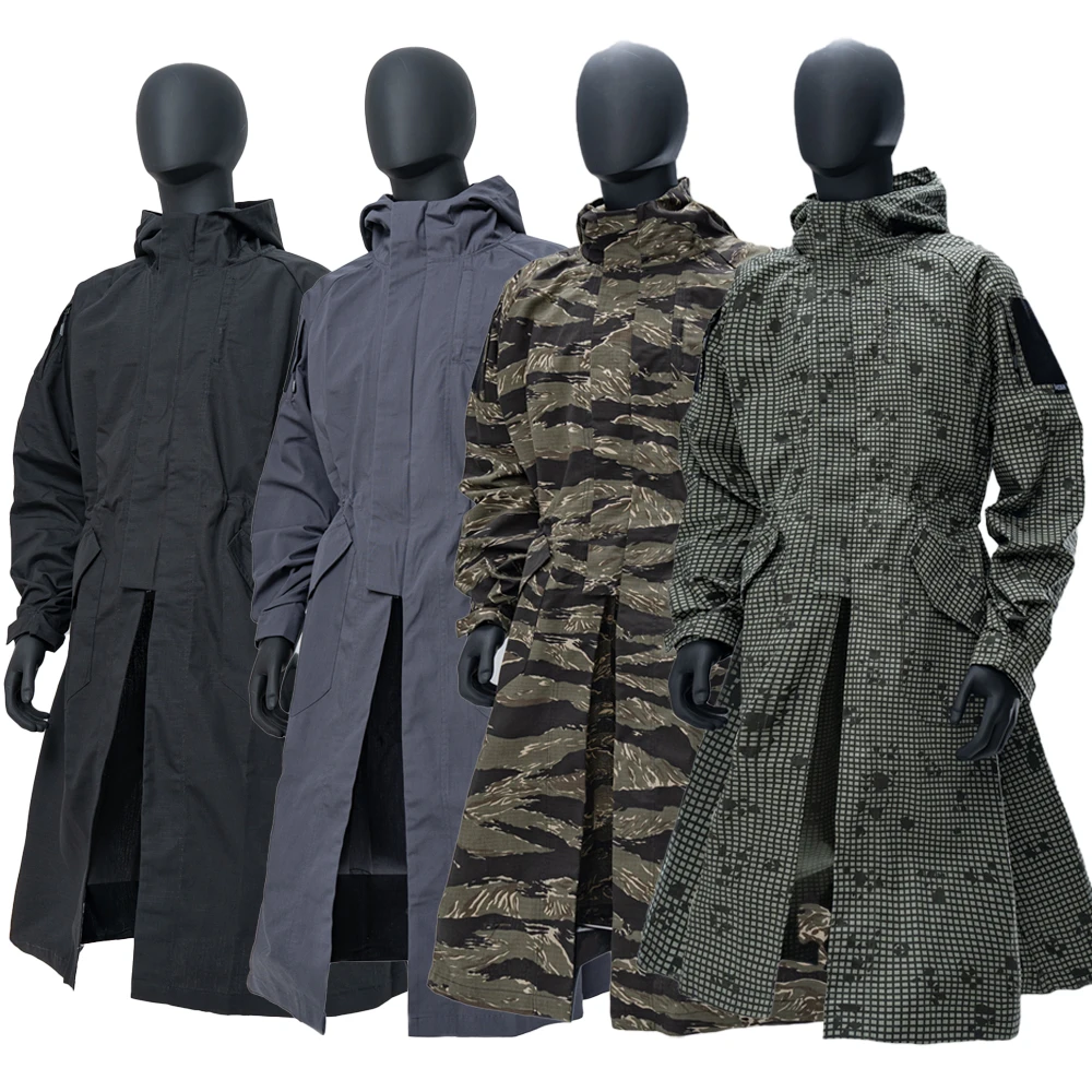 Manteau longue pêche avec capuche - Vêtement technique outdoor pour pêcheurs exigeants