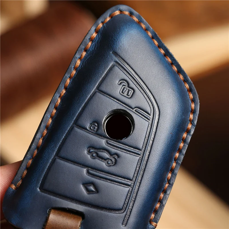 Car Key Case Cover Key Bag For Bmw F20 G20 G30 X1 X3 X4 X5 G05 X6 Accessories Car-Styling Holder Shell Keychain Protection