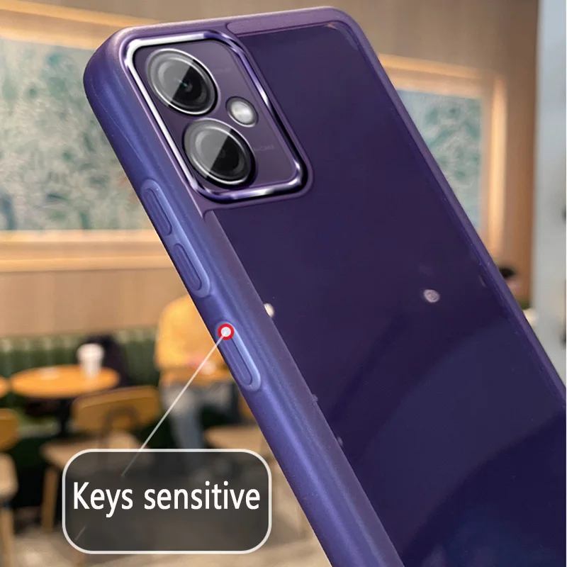Matte Frame Telefoonhoesje Voor Redmi Note 11S 10 9S 5G 11 10S 8 Pro Plus 12 4G Lensbeschermer_voghion.com
