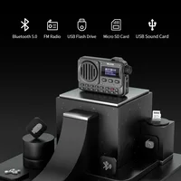 MLOVE BV800 Super-Portable Bluetooth Speaker with FM Radio,LCD Screen Display, Antenna, AUX Input, USB Disk, TF Card, MP3 Player - Image 3