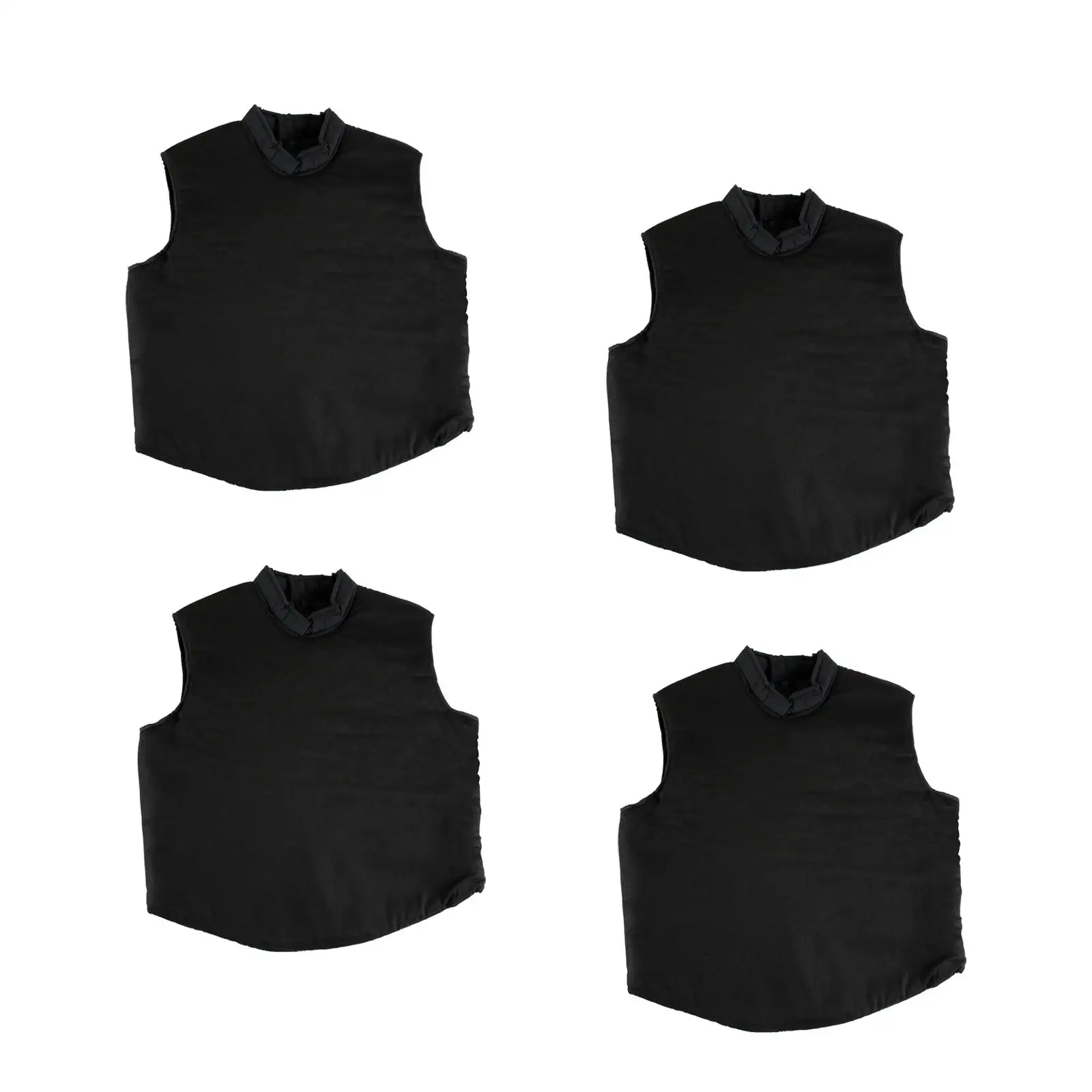 Fencing Tutor Vest,Sleeveless Jacket Comfortable Practice Black Fencing Uniform Protective Suit for Women Men Adults Training