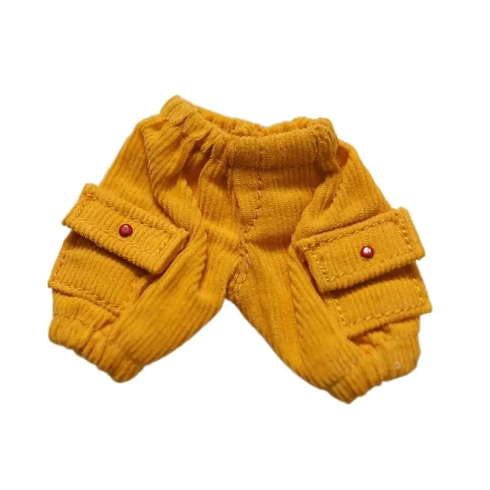 Fashion Casual Wears Cotton Doll Pants Pocket Pants Doll Trousers Dress Up Replacement Doll Jeans Clothes Toys