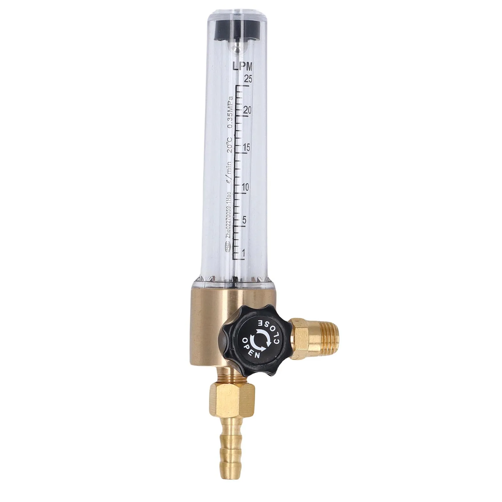Gas Flowmeter Regulator Gas Meter NPT1/4-18 Tapered Thread Accurate Design 1-