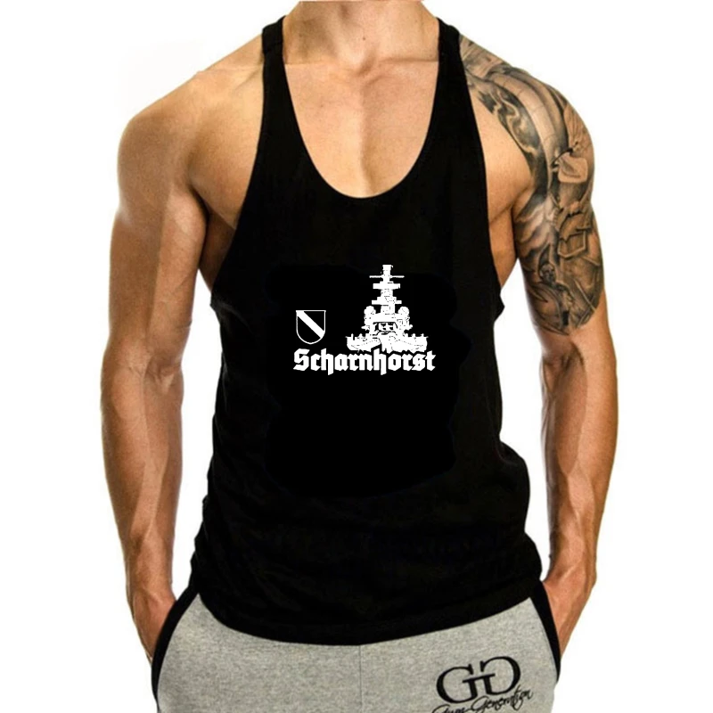 

Майка мужская без рукавов, майка с надписью Schlachtschiff Scharnhorst Bug Marine Ksm Schiff