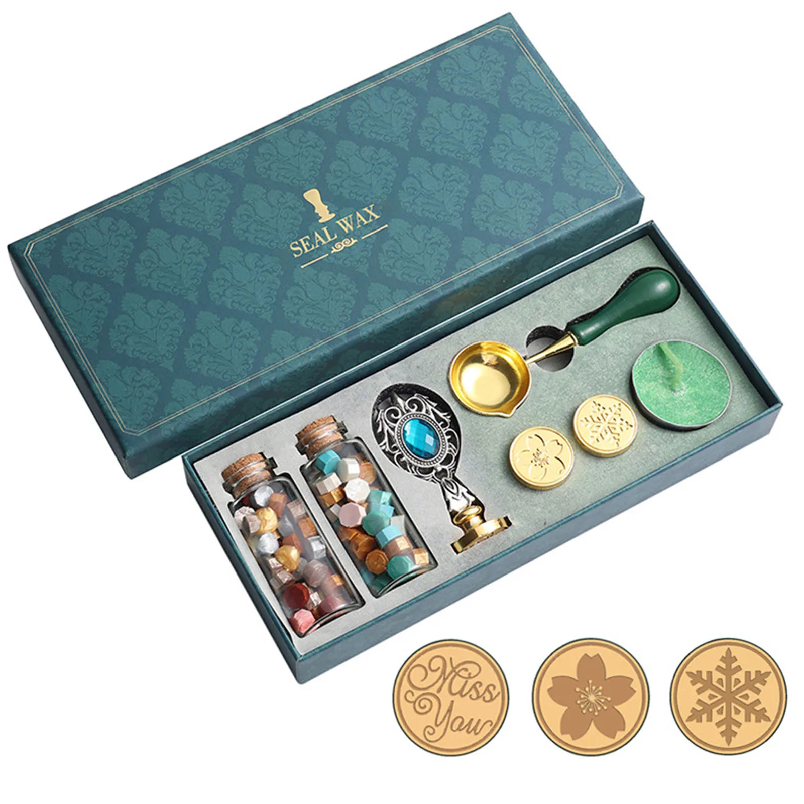 Рисунок 6 - DIY винтажный восковой штамп набор