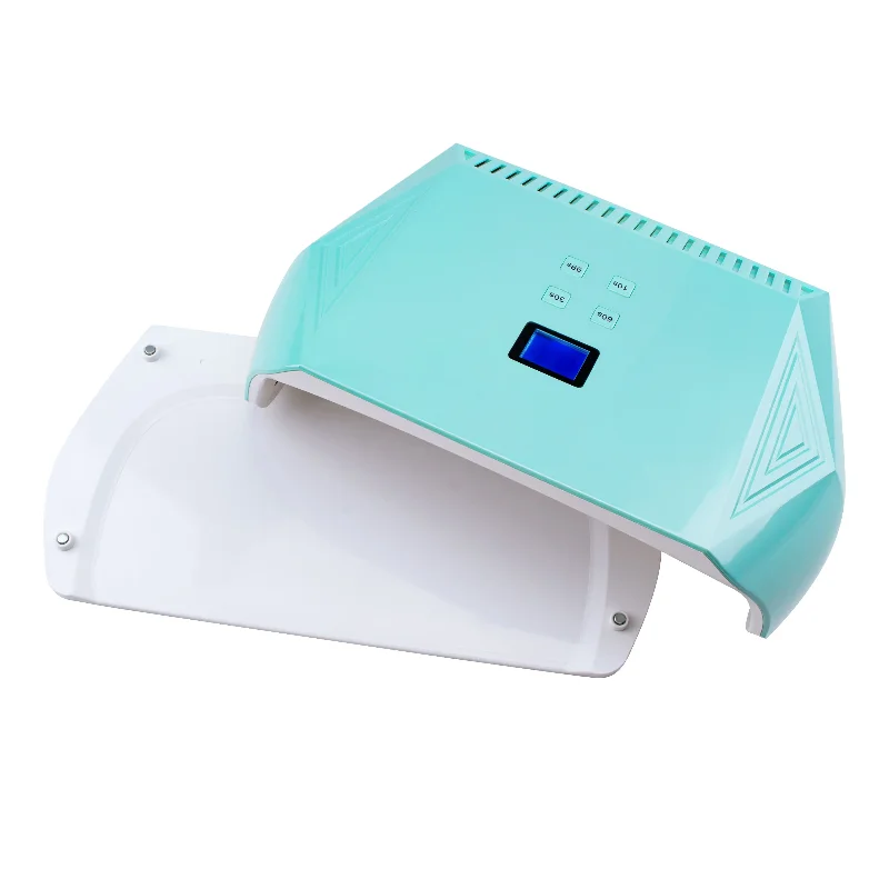 128W Intelligent Induction 93 LED Dual-light Source Lamp Beads No Black Hand Baking Faster Nail Light Therapy Machine Cosmetics 5