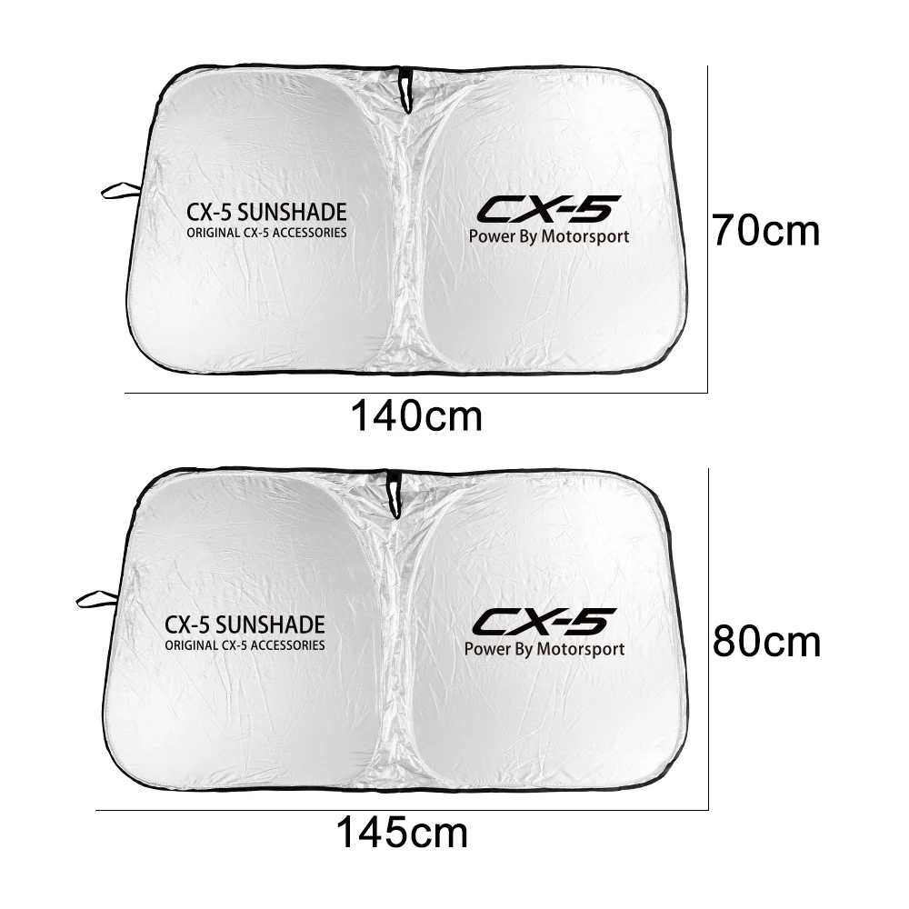 Car Windshield Sunshade Anti UV Cover Protector Interior Accessories For Mazda CX5 CX-5 KE KF AWD Skyactiv CX 5 SUV