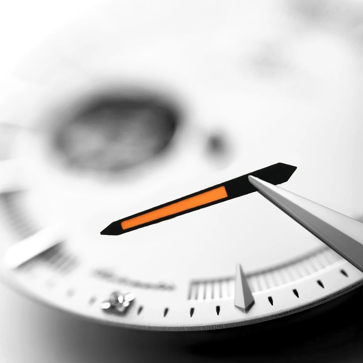 Orange Watch Hands Replacement for Fashionable Mechanical Wristwatch
