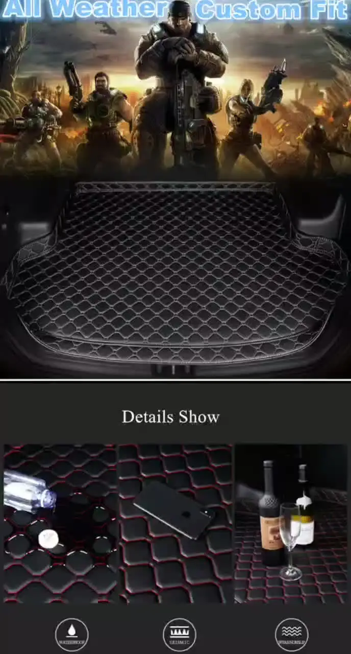 SJ Высокосторонний коврик в багажник автомобиля AUTO Tail Boot Cargo Pad подходит для SUBARU