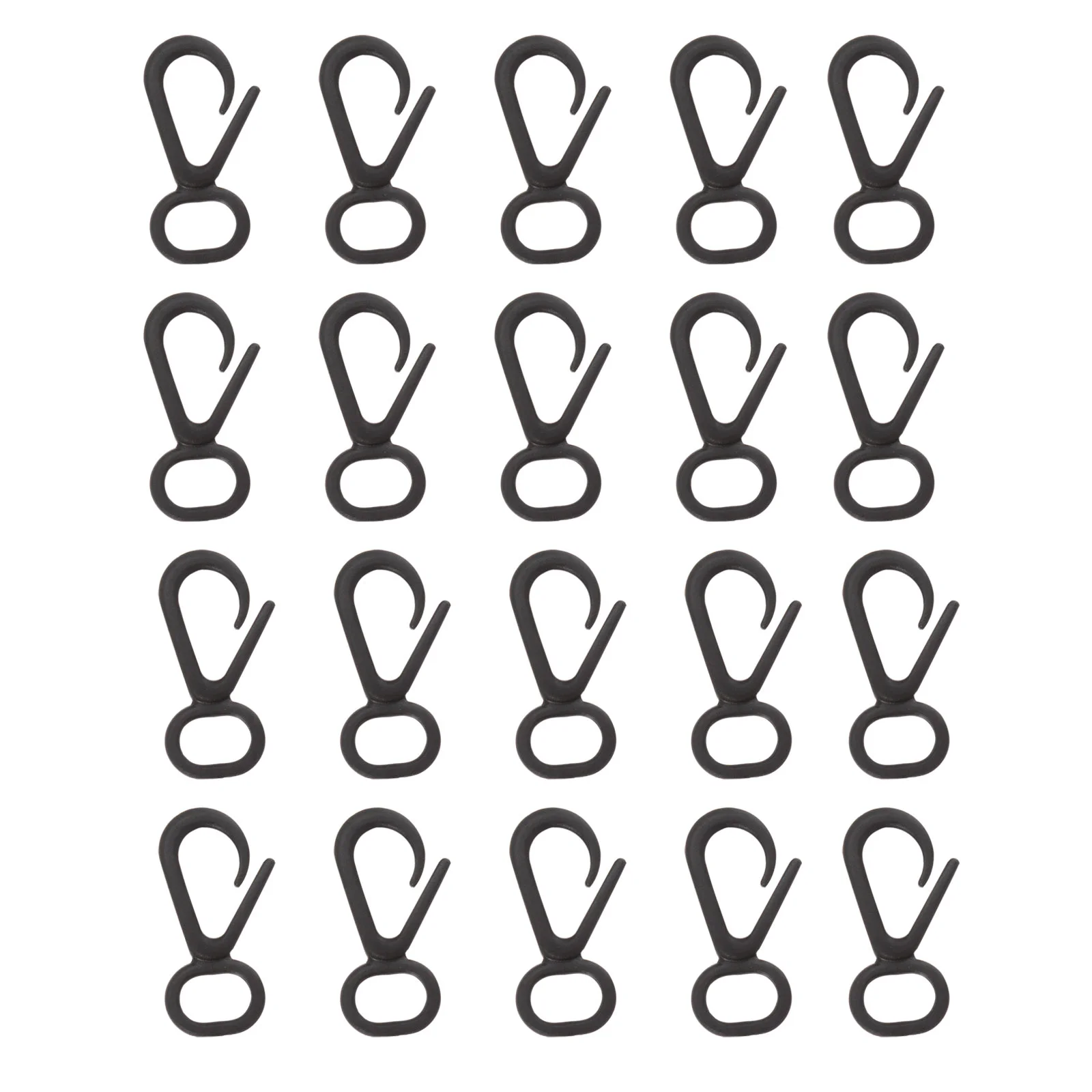 

250 Pcs Hook up Gourd Hoist Buckle DIY Plastic Face Mask Shaped Hooks Strap Key Pendant Hanging Buckles Masks