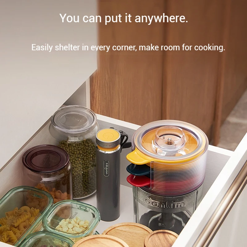 Household small electric meat grinder multifunctional cooking machine set low-noise wall breaking machine auxiliary food machine 6