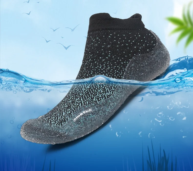 Beach Aqua Wading Water Shoes Children Adult Indoor Fitness Sports Yoga Shoes Lightweight Breathable Non-slip Upstream Sneakers