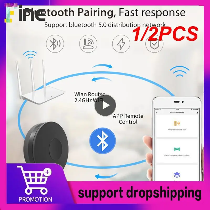 

1/2 шт., пульт дистанционного управления Wifi IR RF