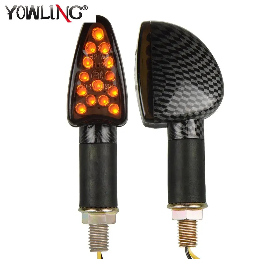 

2pcs Motorcycle Led Turn Singal Lights Lamp Motorbike Indicators Flashers Blinker Amber Light Bulb For R3 R1 R6 R125 R15 R25 FZ8