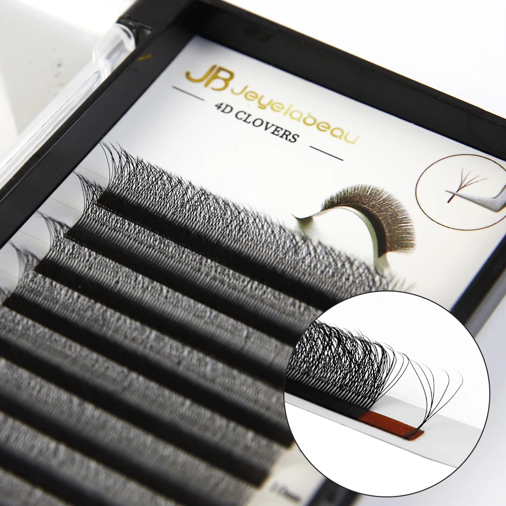 

JB Jeyelabeau New Cilios 5D Eyelashes Extension 6D 8D W Shaped Eyelash Extensions C/D/L/M Fake Bloom Lashes Premade Volume Fans