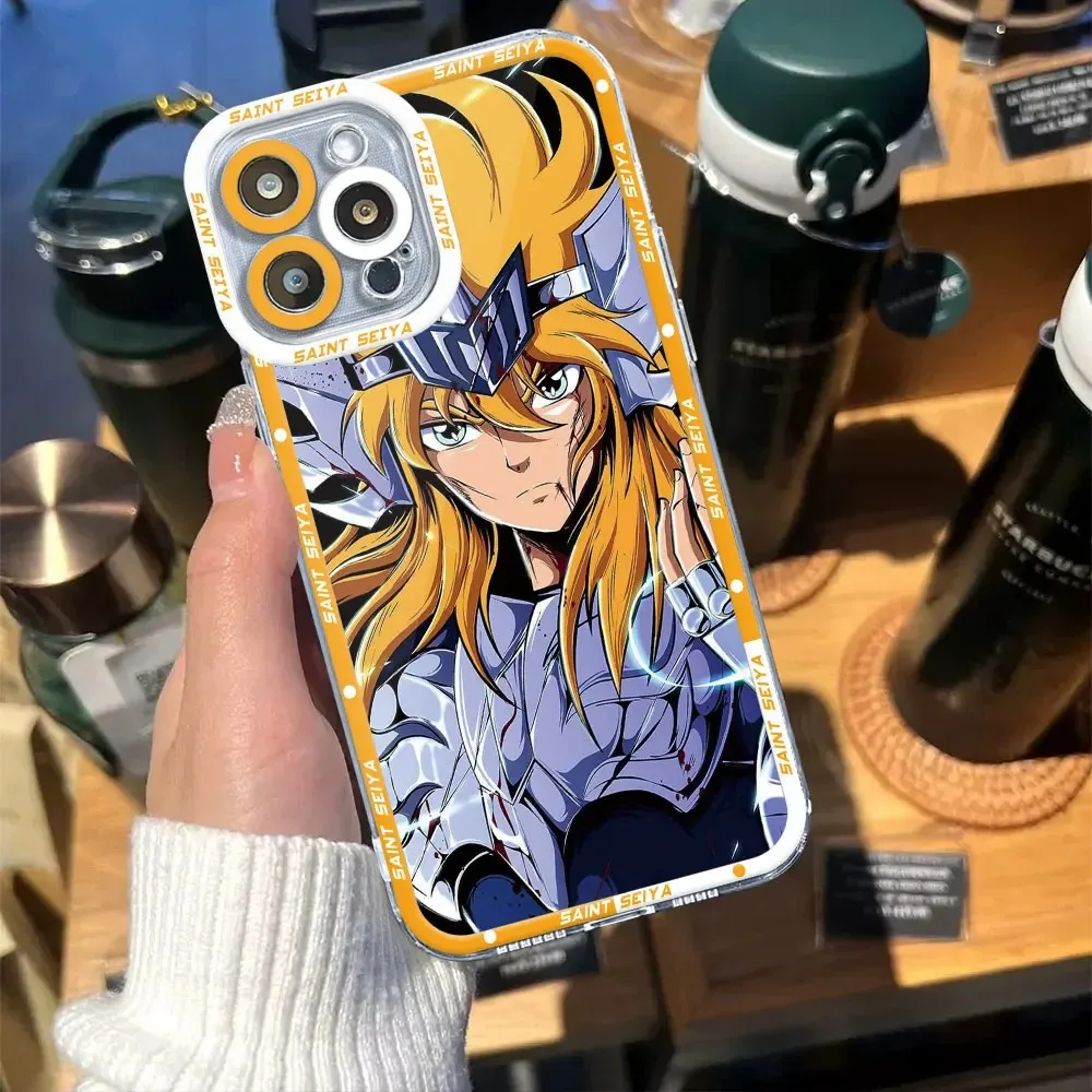 Anime Saint Seiya Clear TPU Phone Case