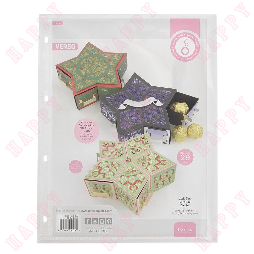 

Metal Cutting Dies Little Star Gift Box Showcase Set DIY Scrapbooking Paper Diary Decoration Manual Handmade For 2022 Embossing