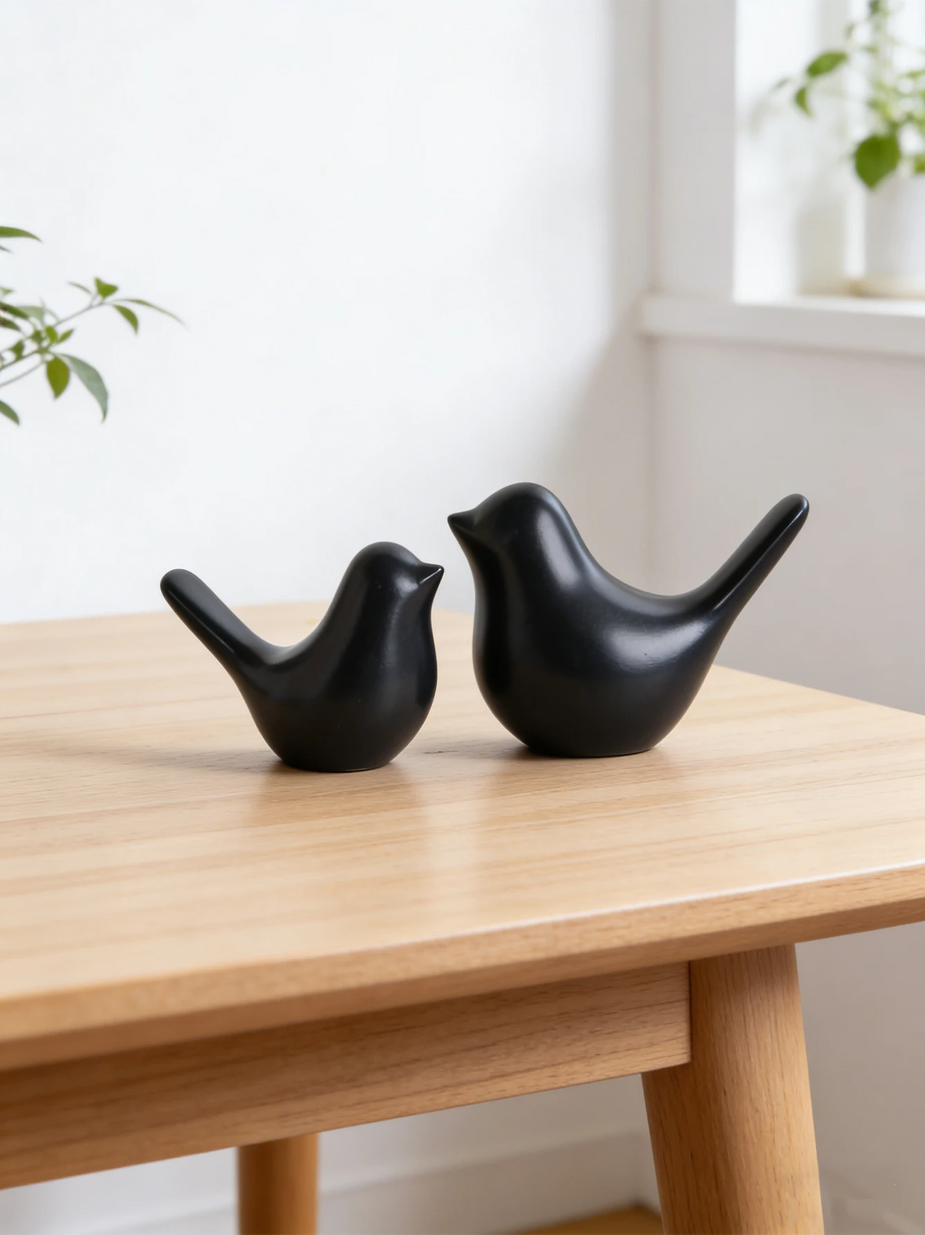 Eames Bird Resin Sculpture Set (2-Piece) 4