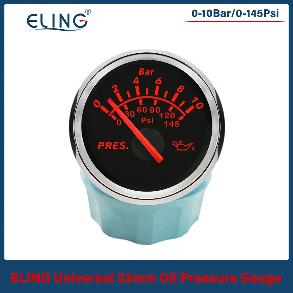 Contatore Ore Digitale ELING 52mm - Retroilluminazione 8 Colori, 12V/24V, Per Auto E ATV - Foto 11