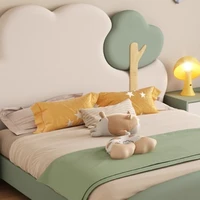 Lit de chambre Unique rembourré, salon français esthétique, rangement pour enfants, meubles Per La Casa, accessoires pour la maison 4